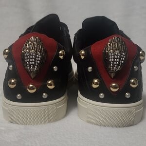 Kurt Geiger Black Quilted Sneakers